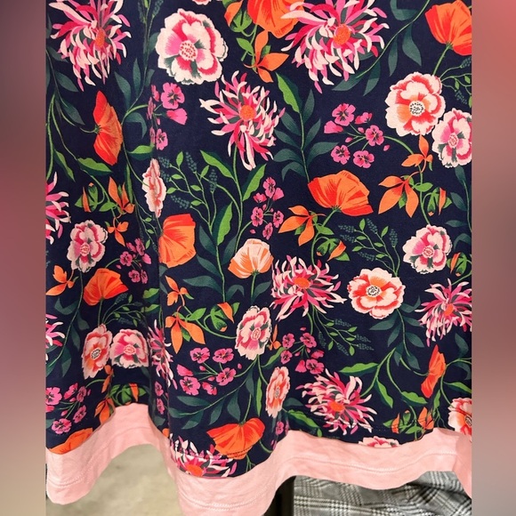 Isaac Mizrahi Live Floral Twofer Top - Picture 5 of 8